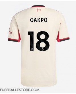 Günstige Liverpool Cody Gakpo #18 Auswärtstrikot 2025-26 Kurzarm